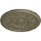 Ekena Millwork Tyrone Ceiling Medallion (Fits Canopies up to 6 3/4"), 16 1/8"OD x 3/4"P, Witch Hazel Crackle CM16TYWHC - alternate 3